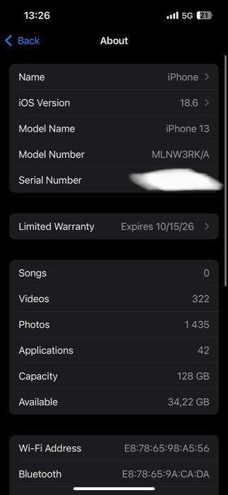 Iphone 13 kafolati bilan