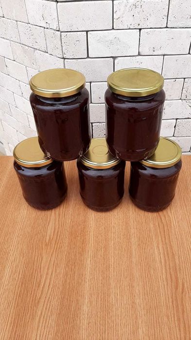 Dulceata ecologica de prune, FARA ZAHAR, livada proprie, 720 ml/borcan