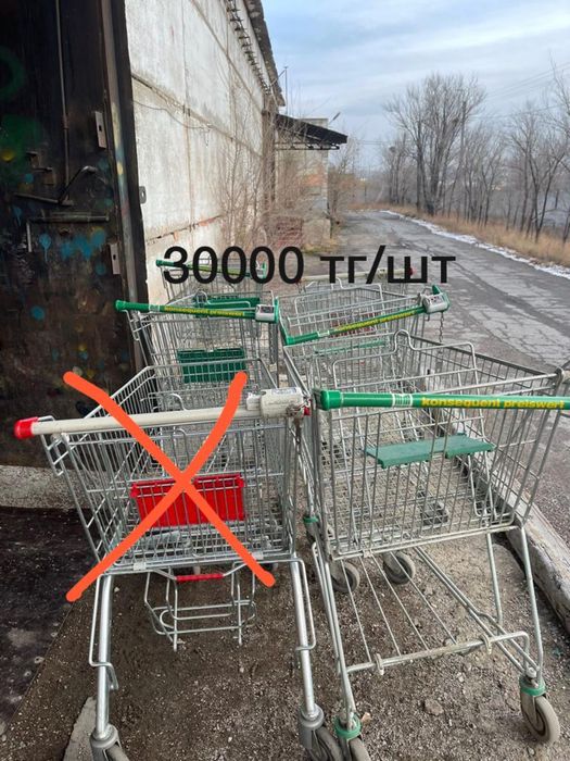 Продам тележки сетчатые для супермаркета, склада