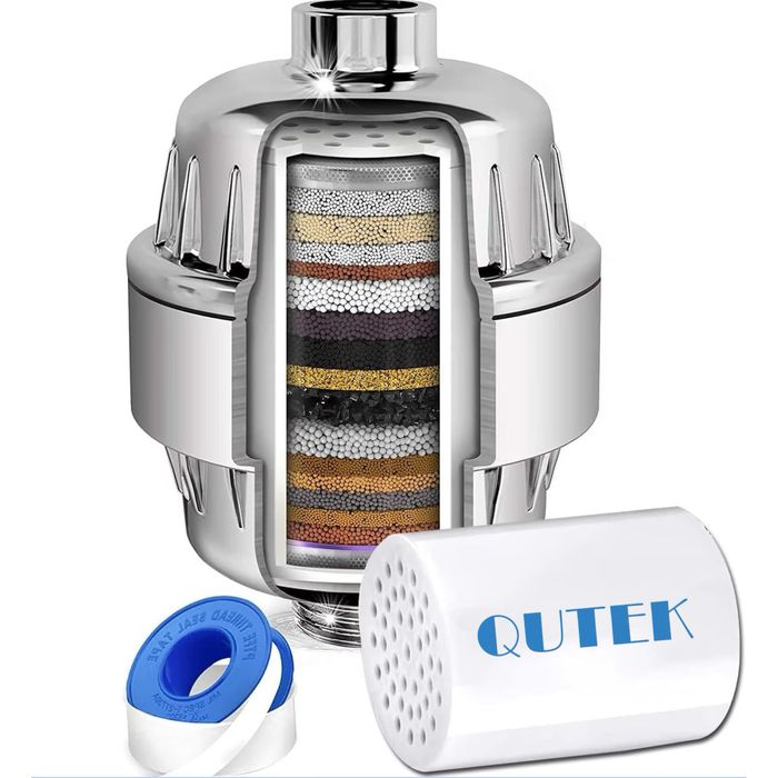 Филтър за душ за пречистване на вода с витамин C против хлор