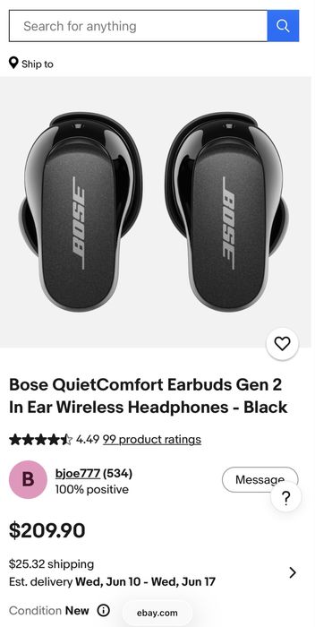 Casti Bose quietconfort 2 noi !!