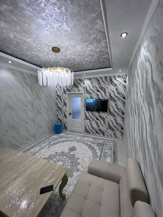 Sergili 3xonali Green houseda joylashgan
2-etaj yevro remont xamma nar