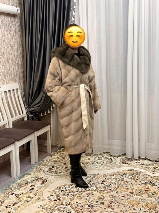 Шуба норка варотник-собыль