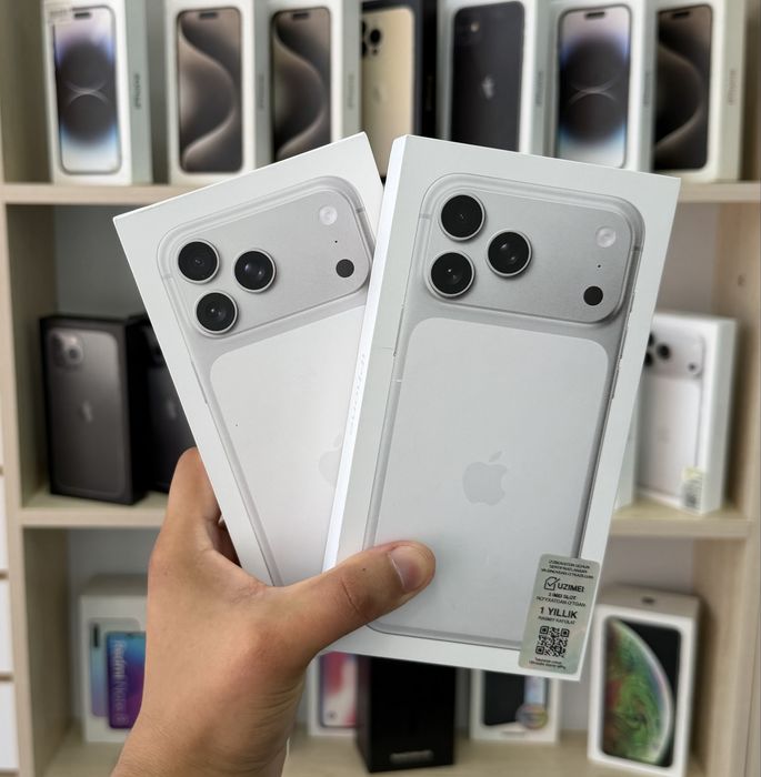 iPhone 17 Pro Max 256 gb simkartali yangi 1.450$ dan