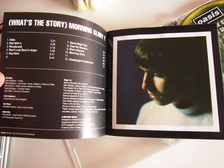cd Oasis What&#x27;s The Story Morning Glory 1995 made in Austria
