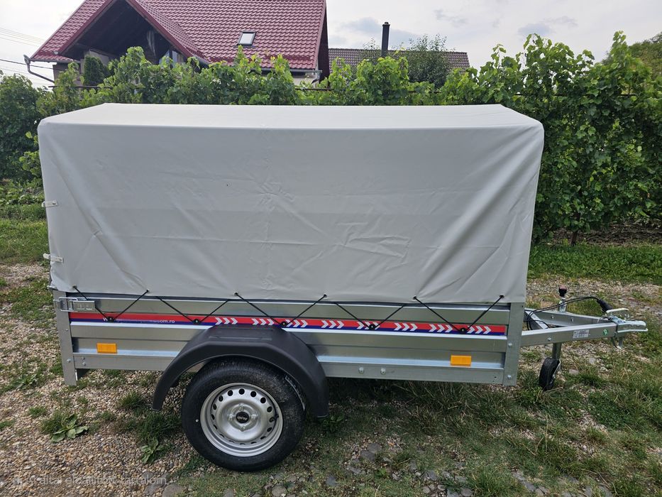 Remorca 750kg cu Prelata Inmatriculat