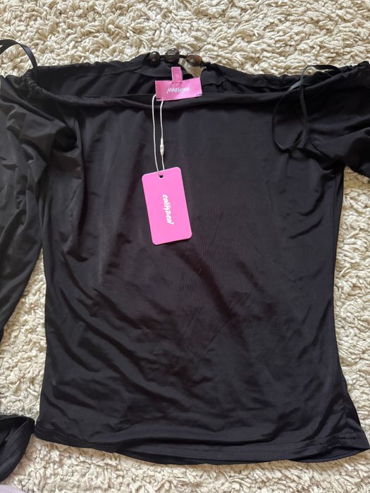 Черна блуза Edikted XS