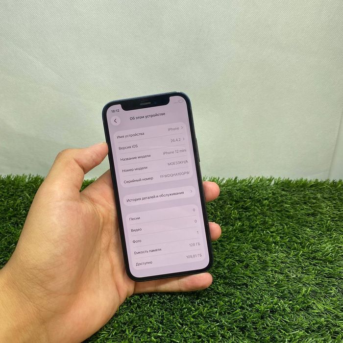 iPhone 12 mini radnoy holatda