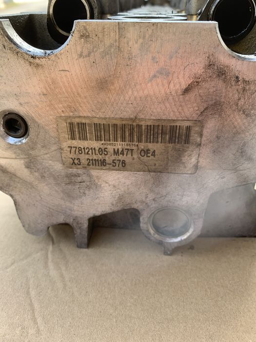 Chiulasa completa bmw cod motor m47