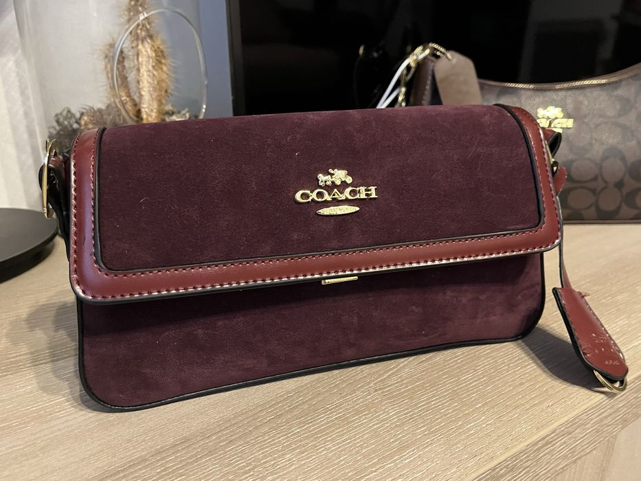 Geanta COACH noua  cu curea de piele