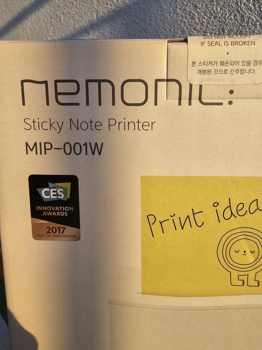Nemonic sticky notes printer sigilat nou