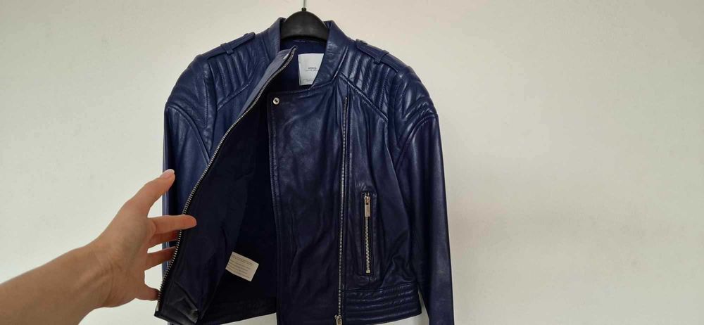 Ново кожено яке Mango , XS