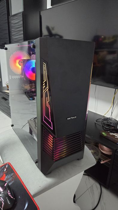 Sistem Gaming Complet i7+16gb RAM + GTX 1050TI 4GB GDDR5 + Monitor 22" Full HD ideal GTA5 FiveM Fornite CS2 Roblox Minecraft