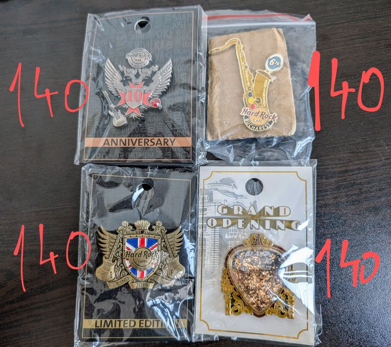 Hard Rock Cafe Insigne Insigna Malta Berlin Atena Florenta Roma Londra