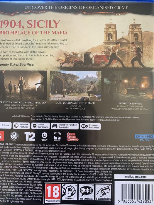 Mafia the old country