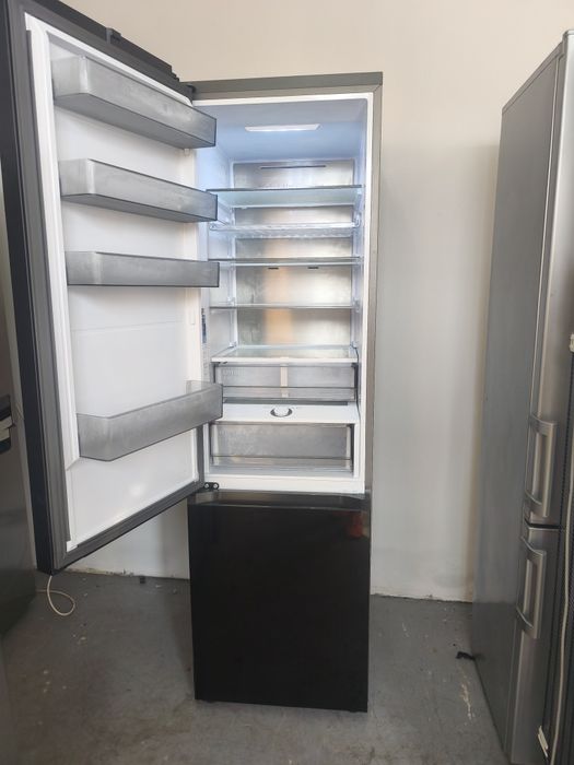 Combina frigorifica Samsung sticlă neagra