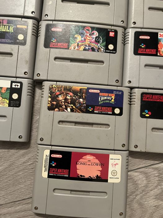 Casete nintendo super nintendo