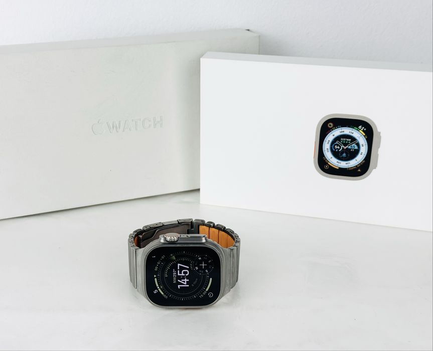 Apple Watch Ultra 49mm Cellular Titanium Отличен! Гаранция!