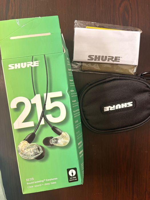 Shure (in-ear) SE 215, in cutie, sigilate