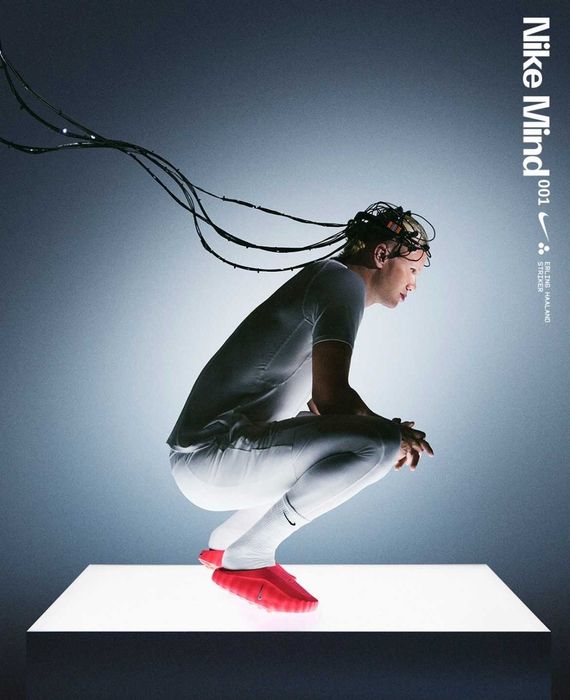 =REDUCERE DE WEEKEND= Papuci / slide sneakers / șlapi bărbați Nike Mind 001 Black trend vara 2026 (mai comozi decât Yeezy sau Crocs)