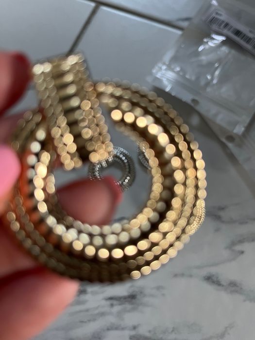 2 чифта Златисти и сребристи обеци