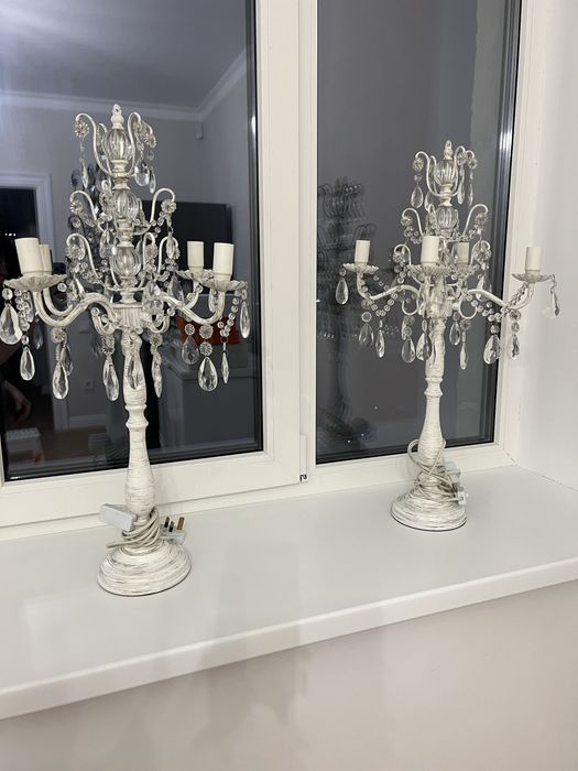 Настольные лампы , подсвечники