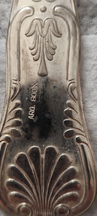 Италиански сребърни прибори  -Set Silver Probe ARG 800.