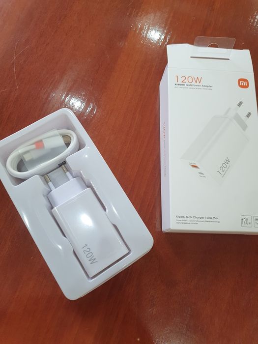 Xiaomi GaN 120W yangi original zaryadlovchi kabel