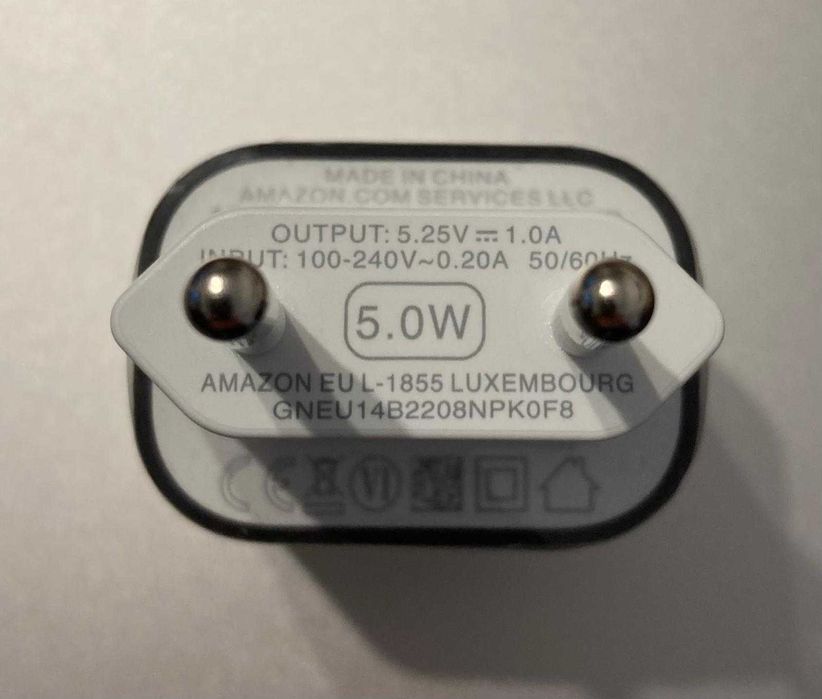 Incarcator nou Amazon pt telefon, usb, 5.25V/1A - 5.0 W - 39,99 lei