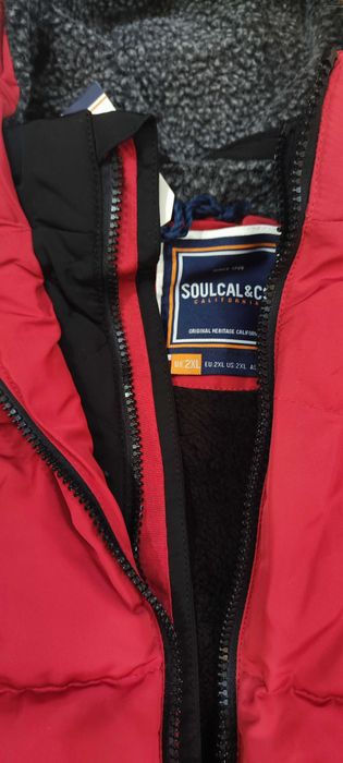 Мужская очень теплая куртка от SoulCal