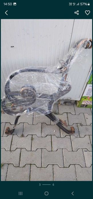 Vind picioare banca fier forjat ,pergole ,mese vopsite electrostatic