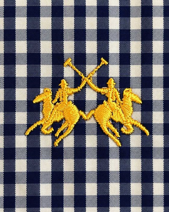 Cămașă La Martina Buenos Aires 3XL – Bumbac 100% – Carouri Navy Blue