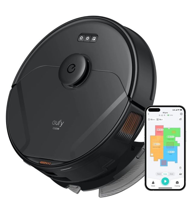 Прахосмукачка робот eufy от Anker, RoboVac X8 Pro, 8000 Pa