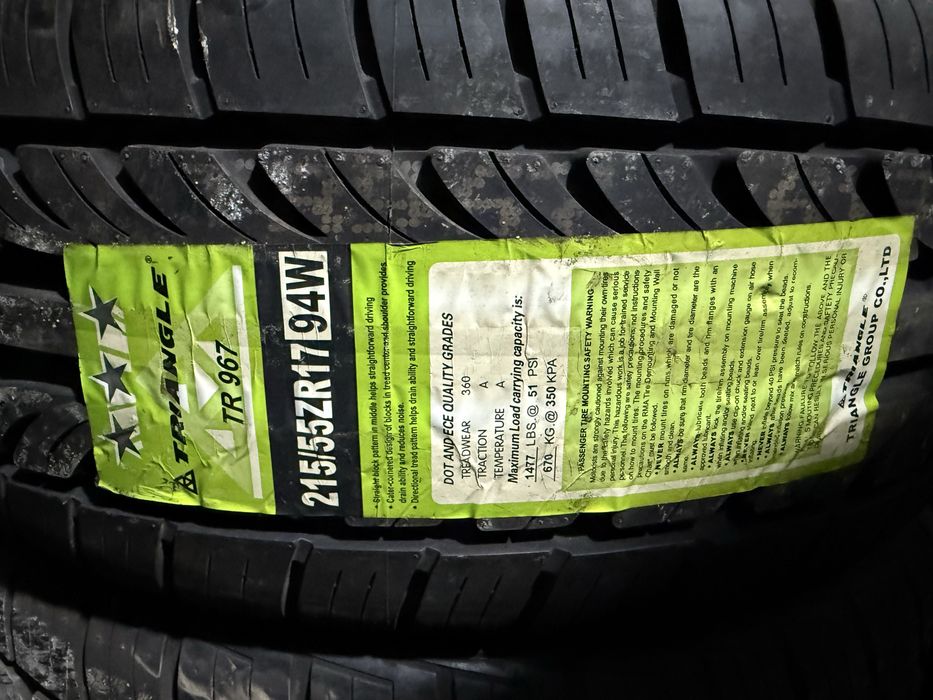 Traingle 215/55/17 balon yengi balon yili eski