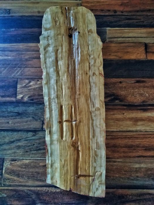 Дърворезба, лице на войн, ръчна изработка, 3D