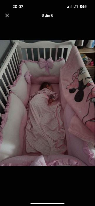 De vanzare patut bebe alb