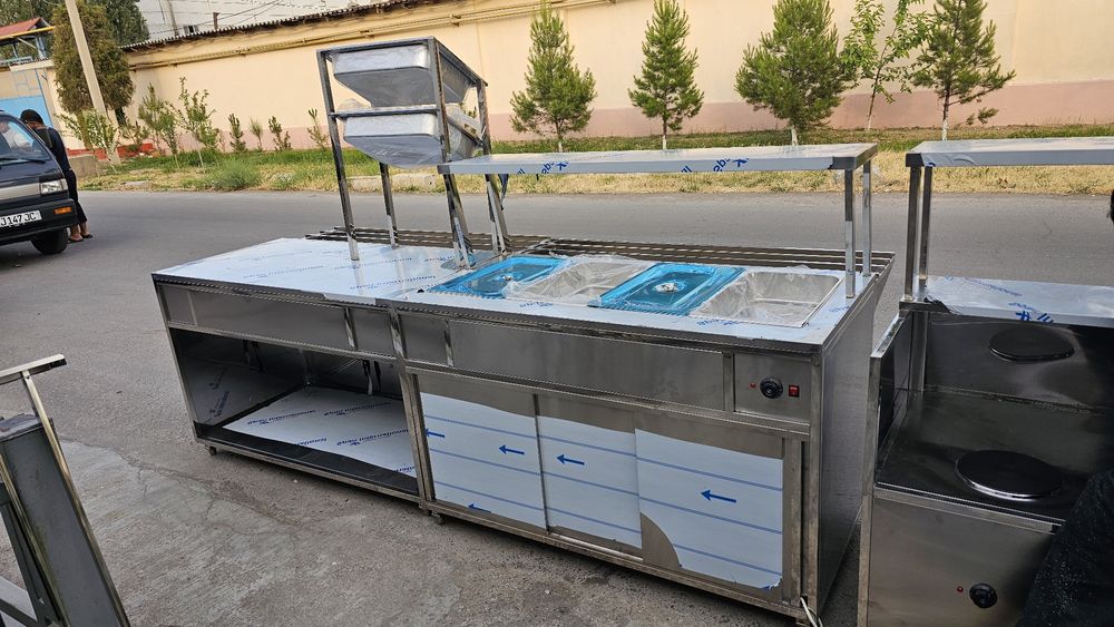 Линия раздача мармит первая блюда мармит второй блюда нерралний стол