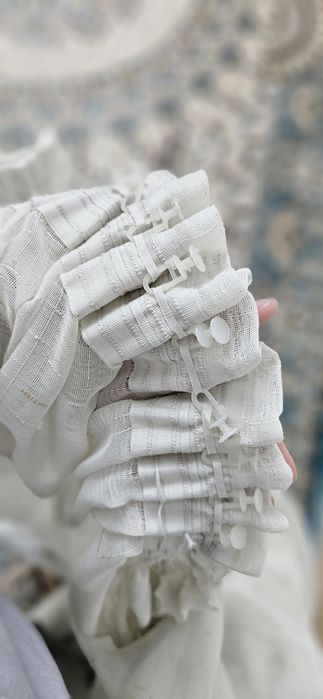 Продам тюль из льна 6м, высота 2,7