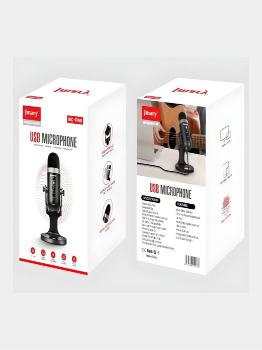 Профессиональный студийный микрофон Jmary MC-PW8
