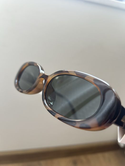 Слънчеви очила Le Specs Outta Love - TORT GREEN MONO