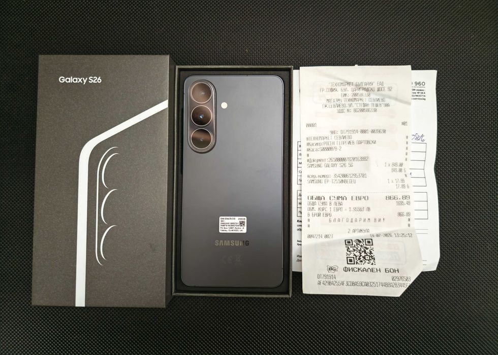 Нов Samsung Galaxy S26 12/256GB с Гаранция