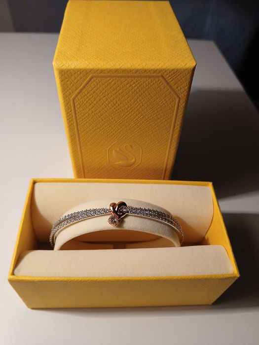Brățară fixa Swarovski Heart