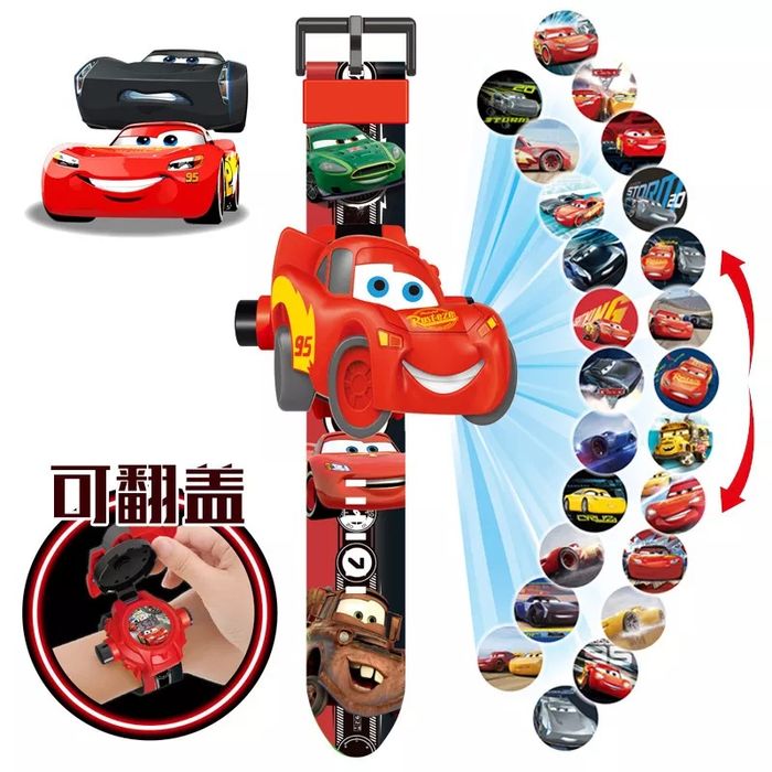 Детски часовник с проектор - СПАЙДЪРМЕН/ЕЛЗА/ХЪЛК/МАККУИН/ЛОЛ/ПЕС