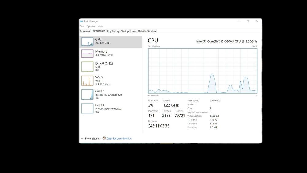 Лаптоп Xiaomi Mi Notebook Air 13.3” (i5-6200U, 8GB RAM, 256GB SSD, NVIDIA 940MX) — без зарядно