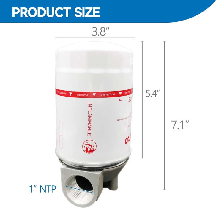 Filtru decantor impuritati + corp pompa transfer motorina