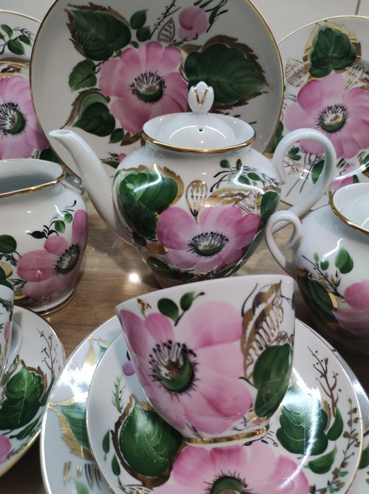 Чайный сервиз ЛФЗ "Мальвы"