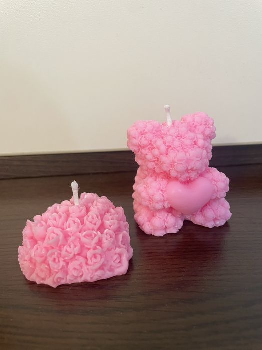 Set Valentines Day din ceara de soia