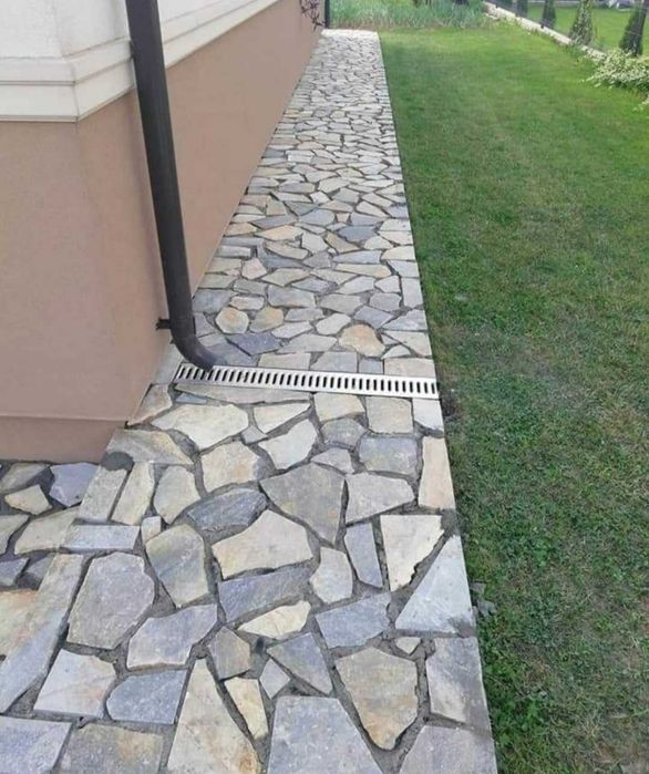 Piatră de munte pentru curți cu trafic și tonaj greu