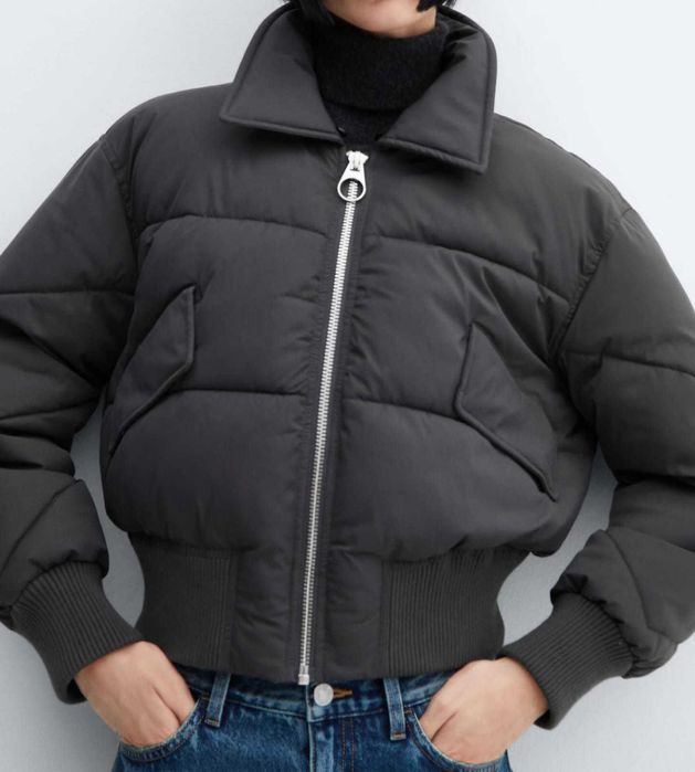 Женская куртка-бомбер MANGO XL