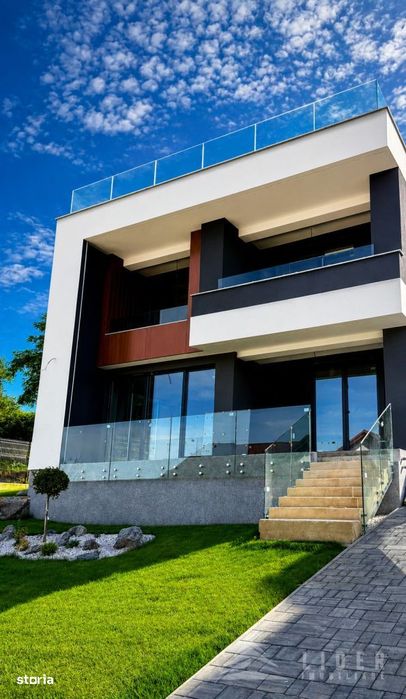 Casa de vanzare Feleacu, Cluj – duplex modern cu terasa si jacuzzi